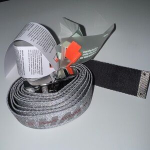 Off white - Classic Industrial Belt - Silver